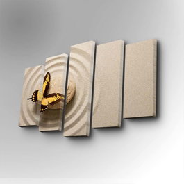Wallity Cuadro Decorativo en Lienzo 5 Piezas 5PUC-043